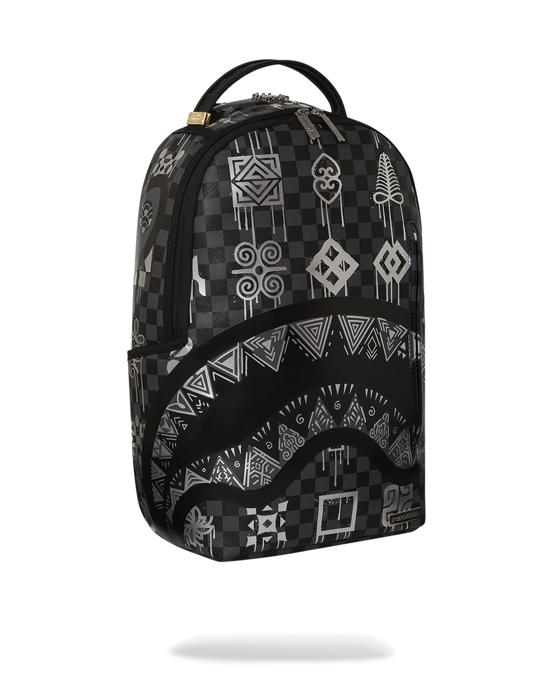 SPRAYGROUND AFRICAN INTELLIGENCE 9 POWER GLYPHICS BACKPACK - SANDFLOWER COLLAB