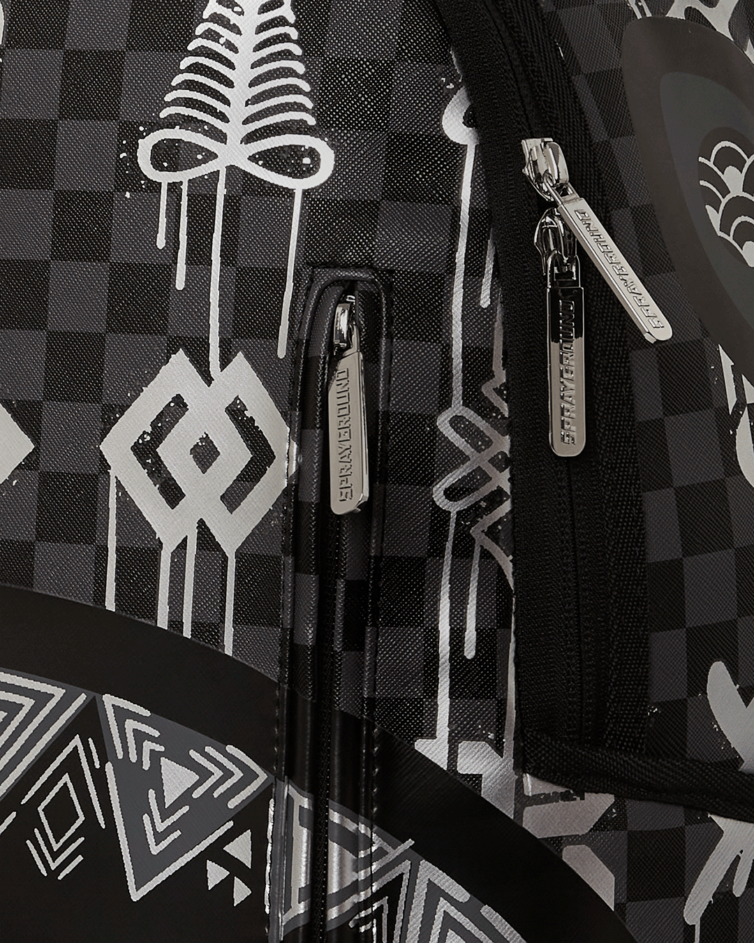 SPRAYGROUND AFRICAN INTELLIGENCE 9 POWER GLYPHICS BACKPACK - SANDFLOWER COLLAB