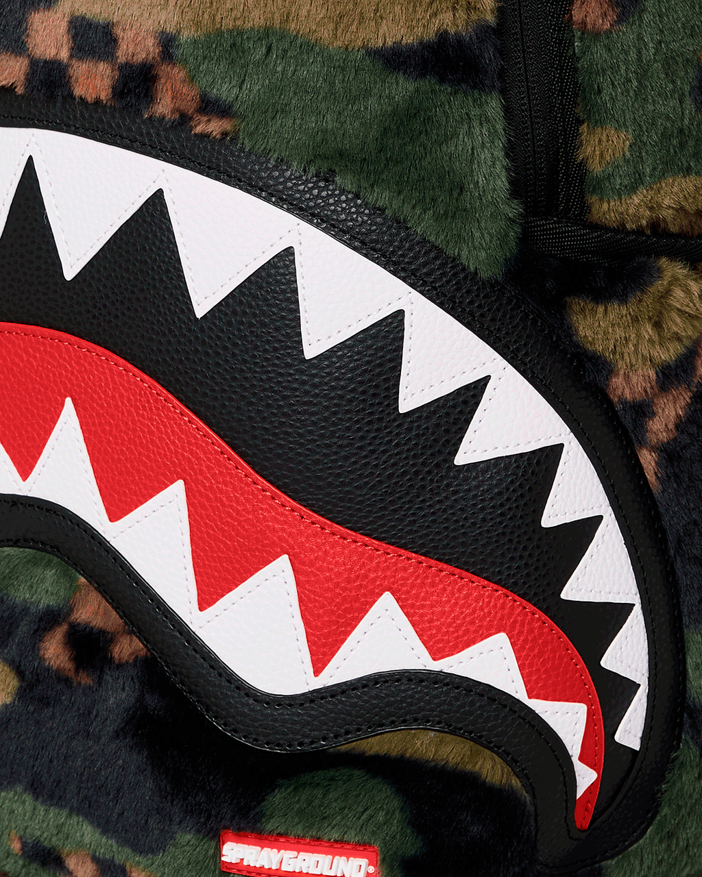 SPRAYGROUND BIG SKY FUR SHARK BACKPACK