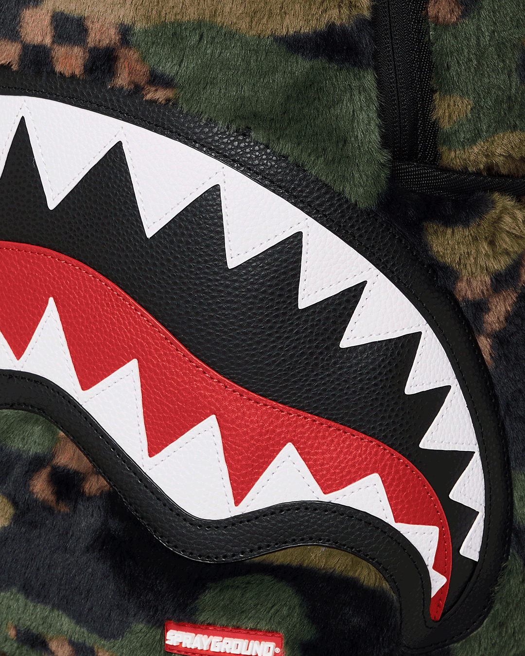SPRAYGROUND BIG SKY FUR SHARK BACKPACK