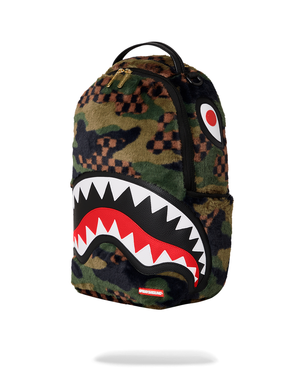 SPRAYGROUND BIG SKY FUR SHARK BACKPACK