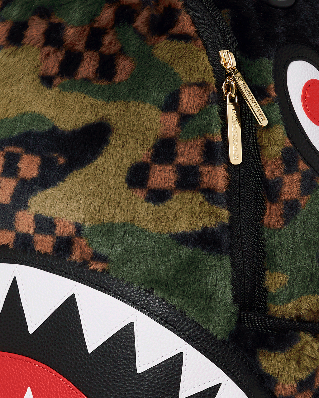 SPRAYGROUND BIG SKY FUR SHARK BACKPACK