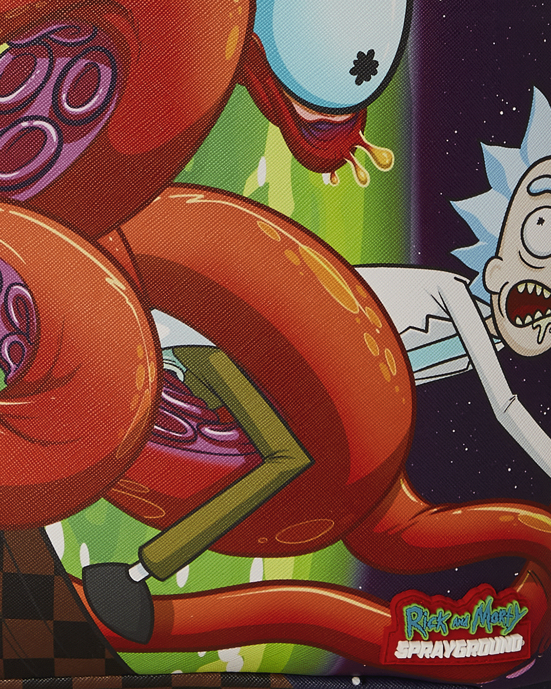 SPRAYGROUND RICK AND MORTY STUCK IN A PICKLE