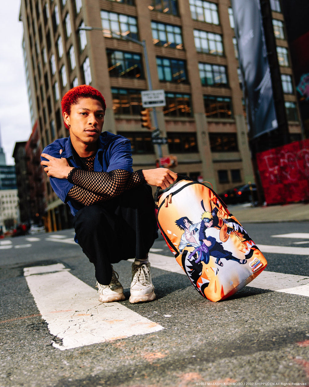 SPRAYGROUND NARUTO VS SASUKE SHATTER DLXSR BACKPACK