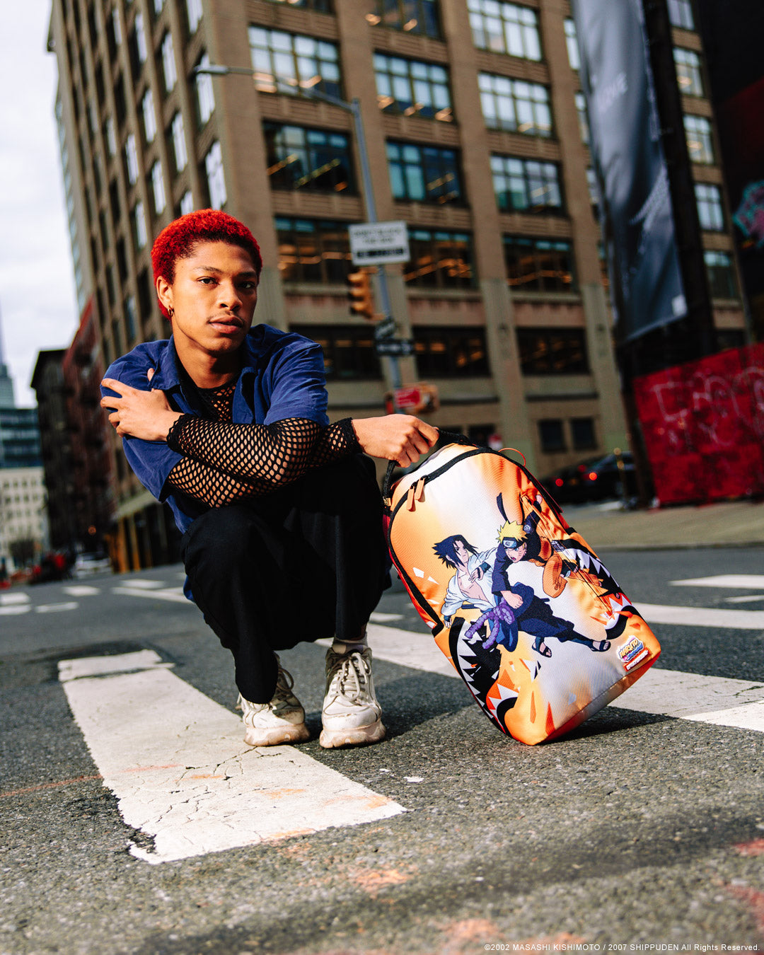 SPRAYGROUND NARUTO VS SASUKE SHATTER DLXSR BACKPACK