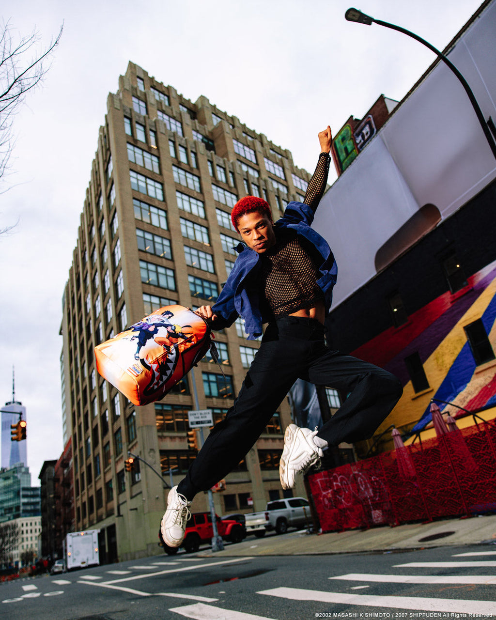 SPRAYGROUND NARUTO VS SASUKE SHATTER DLXSR BACKPACK