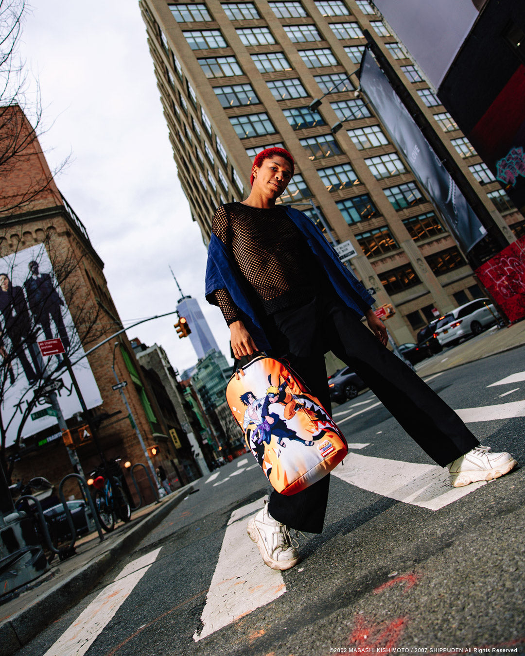 SPRAYGROUND NARUTO VS SASUKE SHATTER DLXSR BACKPACK
