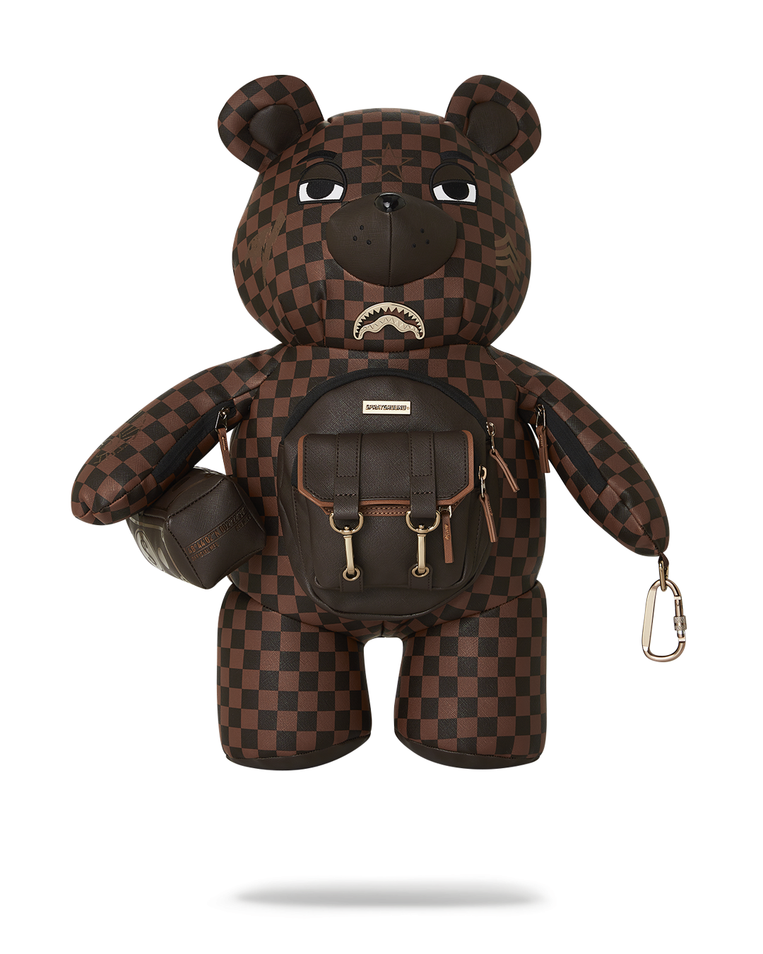 SPRAYGROUND CHECKMATE ROYALE MONEYBEAR TEDDYBEAR BACKPACK