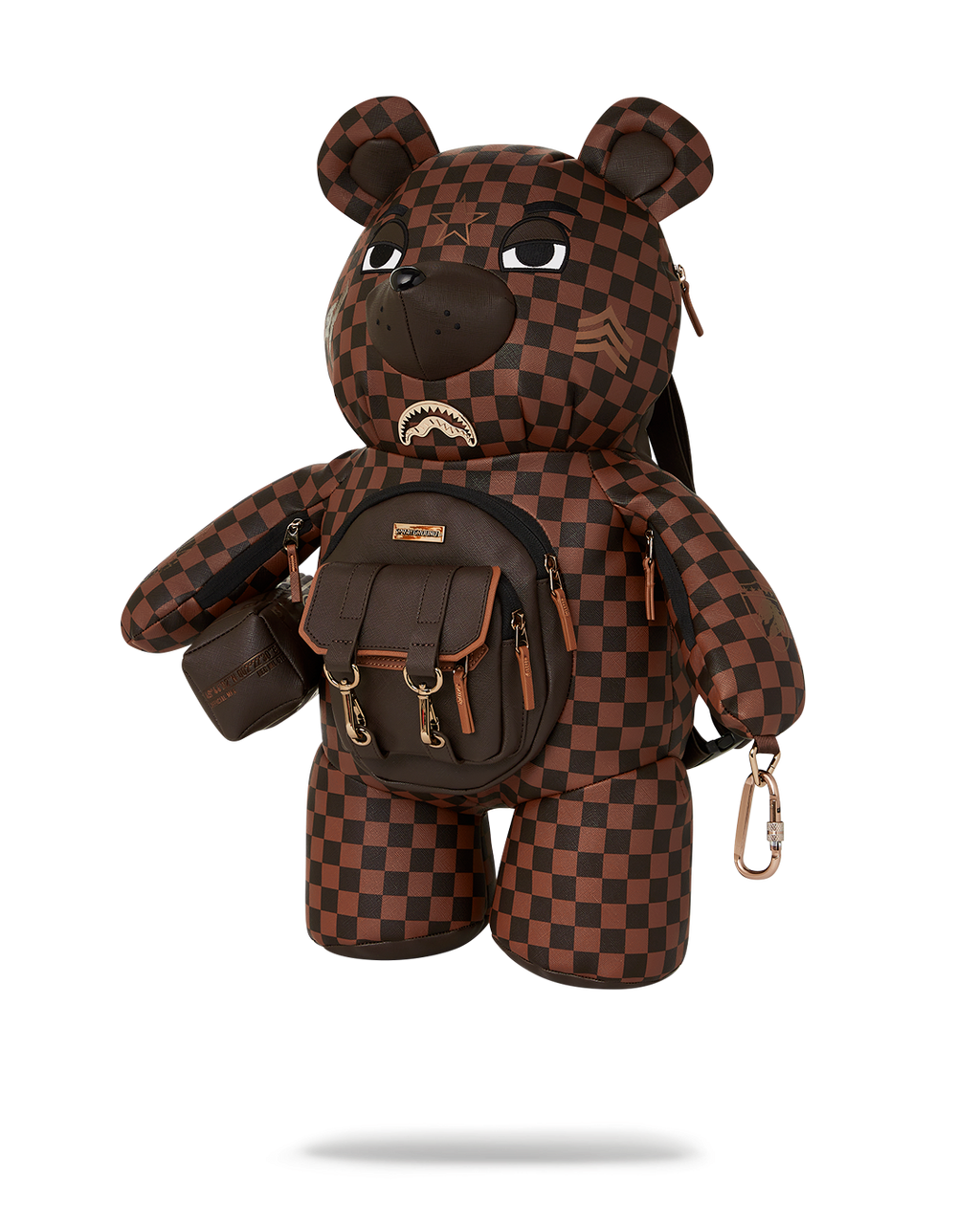 SPRAYGROUND CHECKMATE ROYALE MONEYBEAR TEDDYBEAR BACKPACK