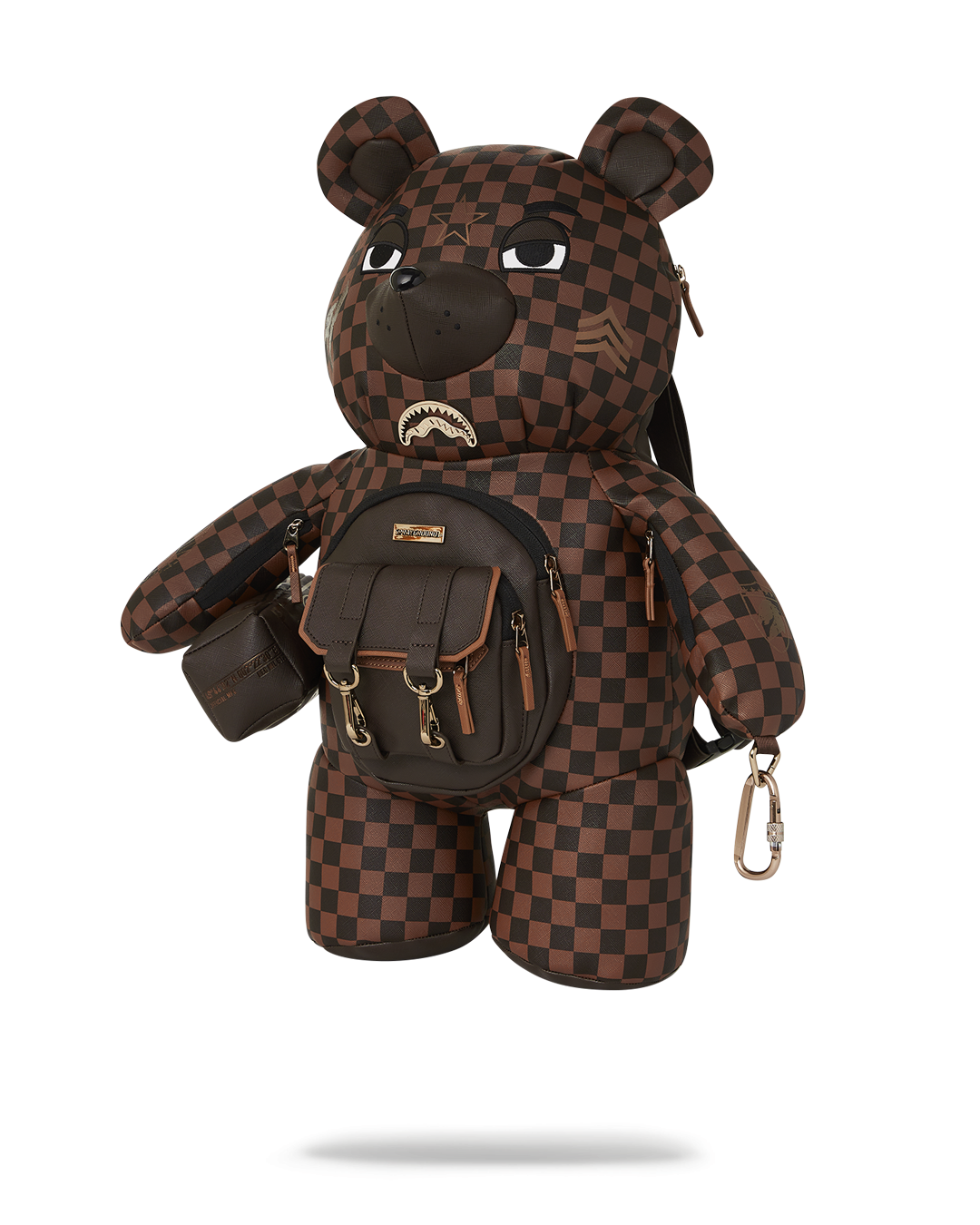 SPRAYGROUND CHECKMATE ROYALE MONEYBEAR TEDDYBEAR BACKPACK