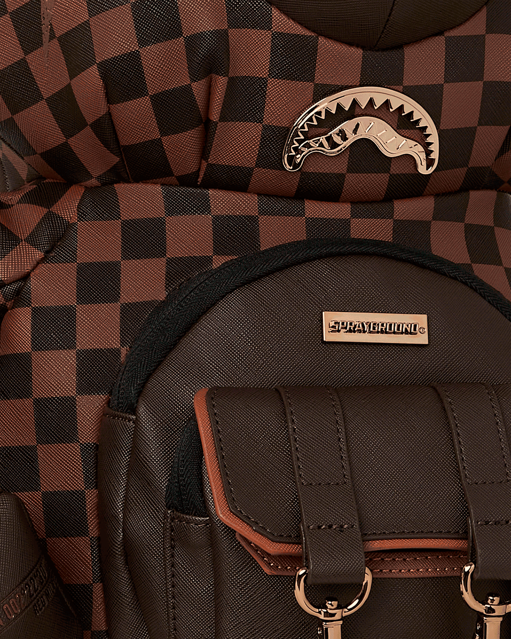 SPRAYGROUND CHECKMATE ROYALE MONEYBEAR TEDDYBEAR BACKPACK