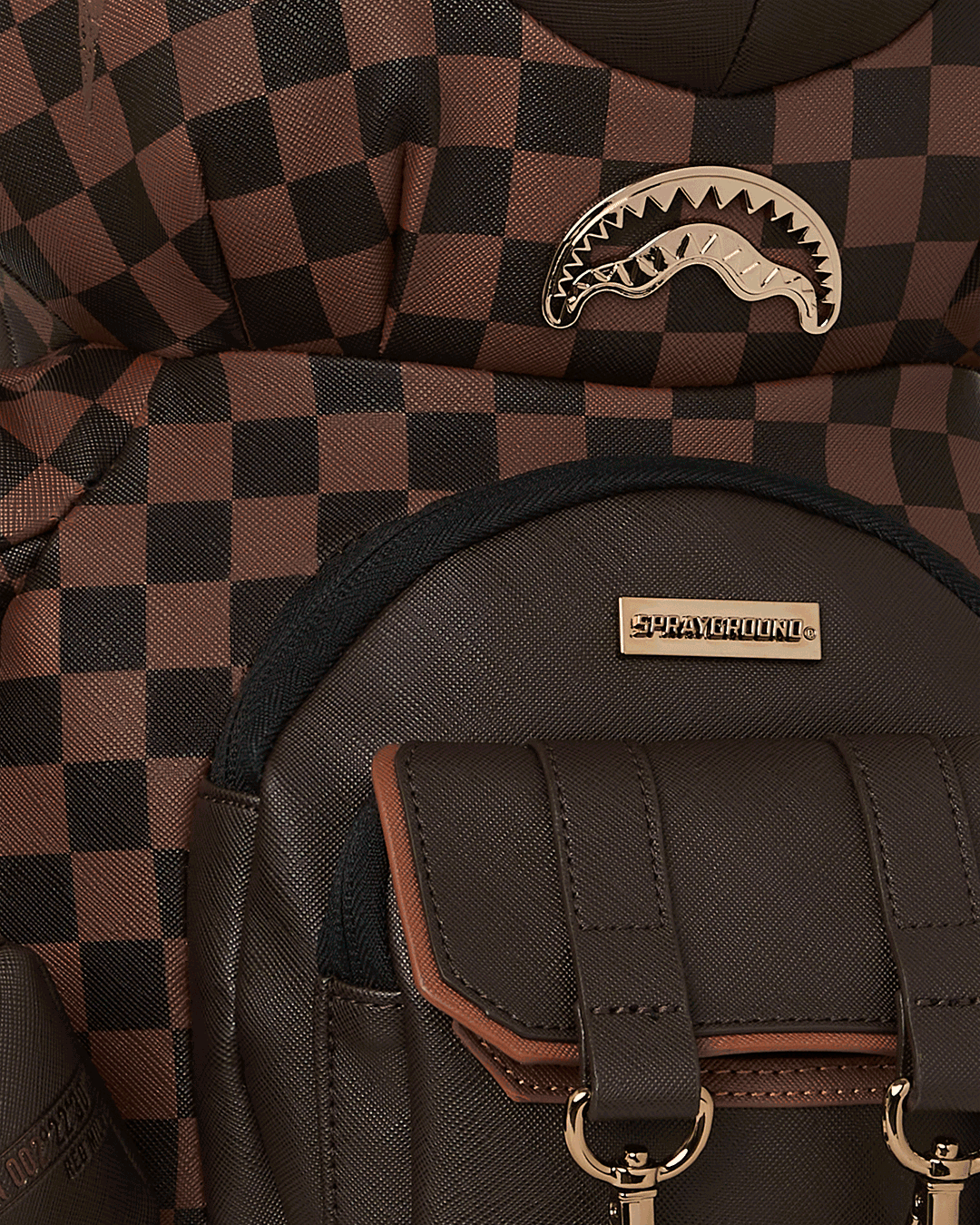 SPRAYGROUND CHECKMATE ROYALE MONEYBEAR TEDDYBEAR BACKPACK