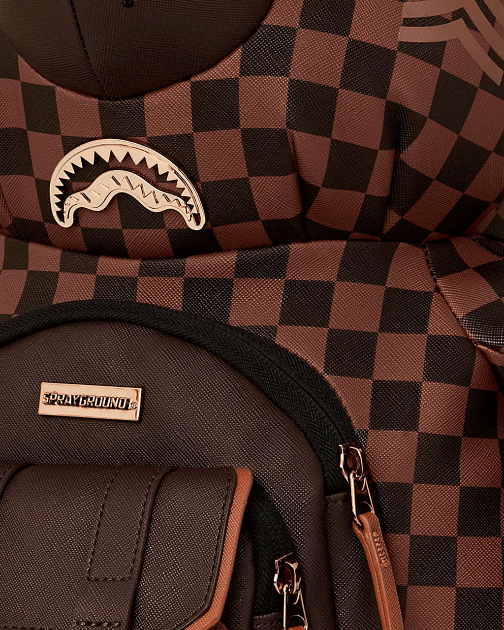 SPRAYGROUND CHECKMATE ROYALE MONEYBEAR TEDDYBEAR BACKPACK