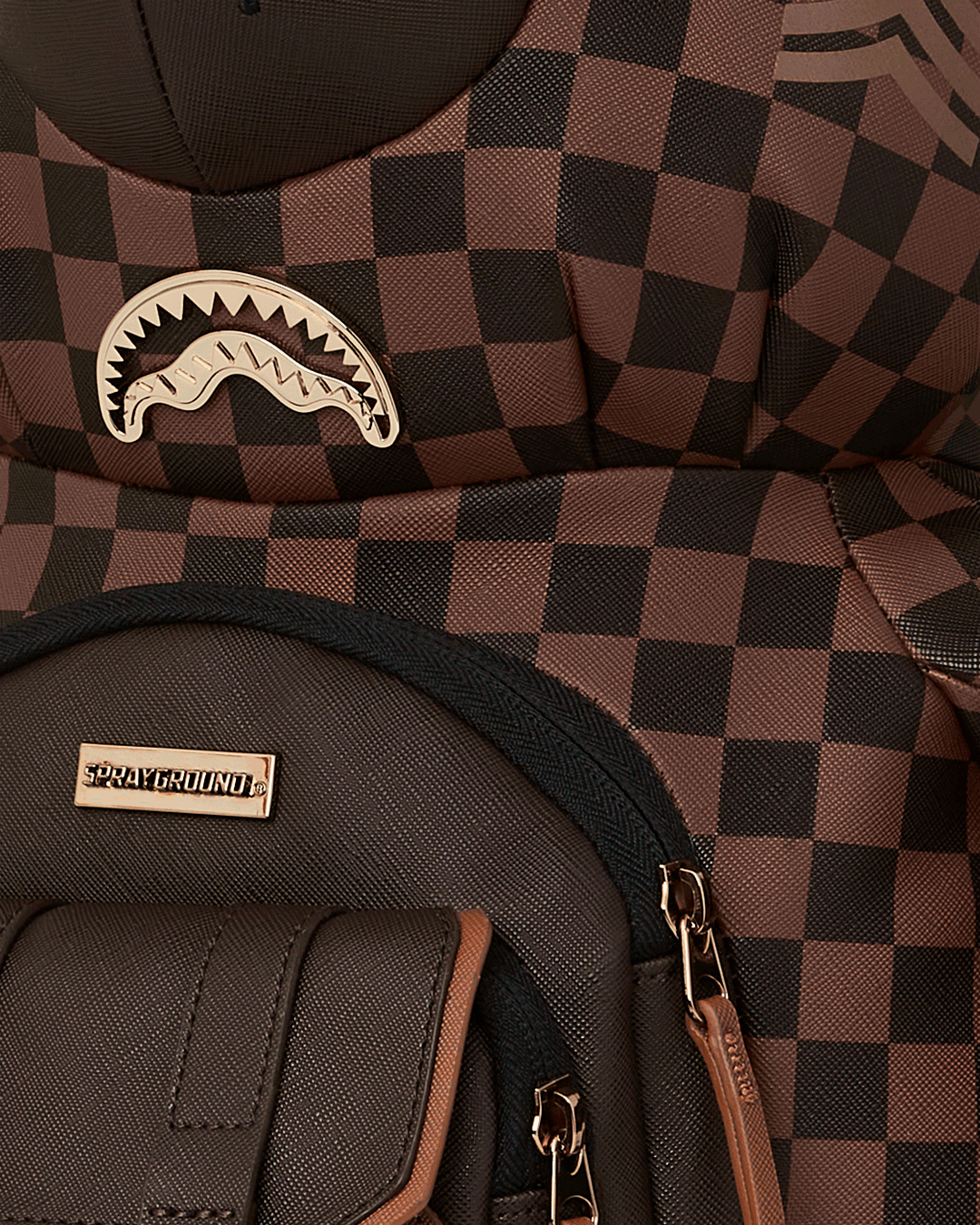 SPRAYGROUND CHECKMATE ROYALE MONEYBEAR TEDDYBEAR BACKPACK