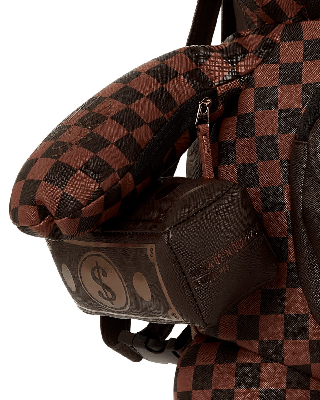 SPRAYGROUND CHECKMATE ROYALE MONEYBEAR TEDDYBEAR BACKPACK