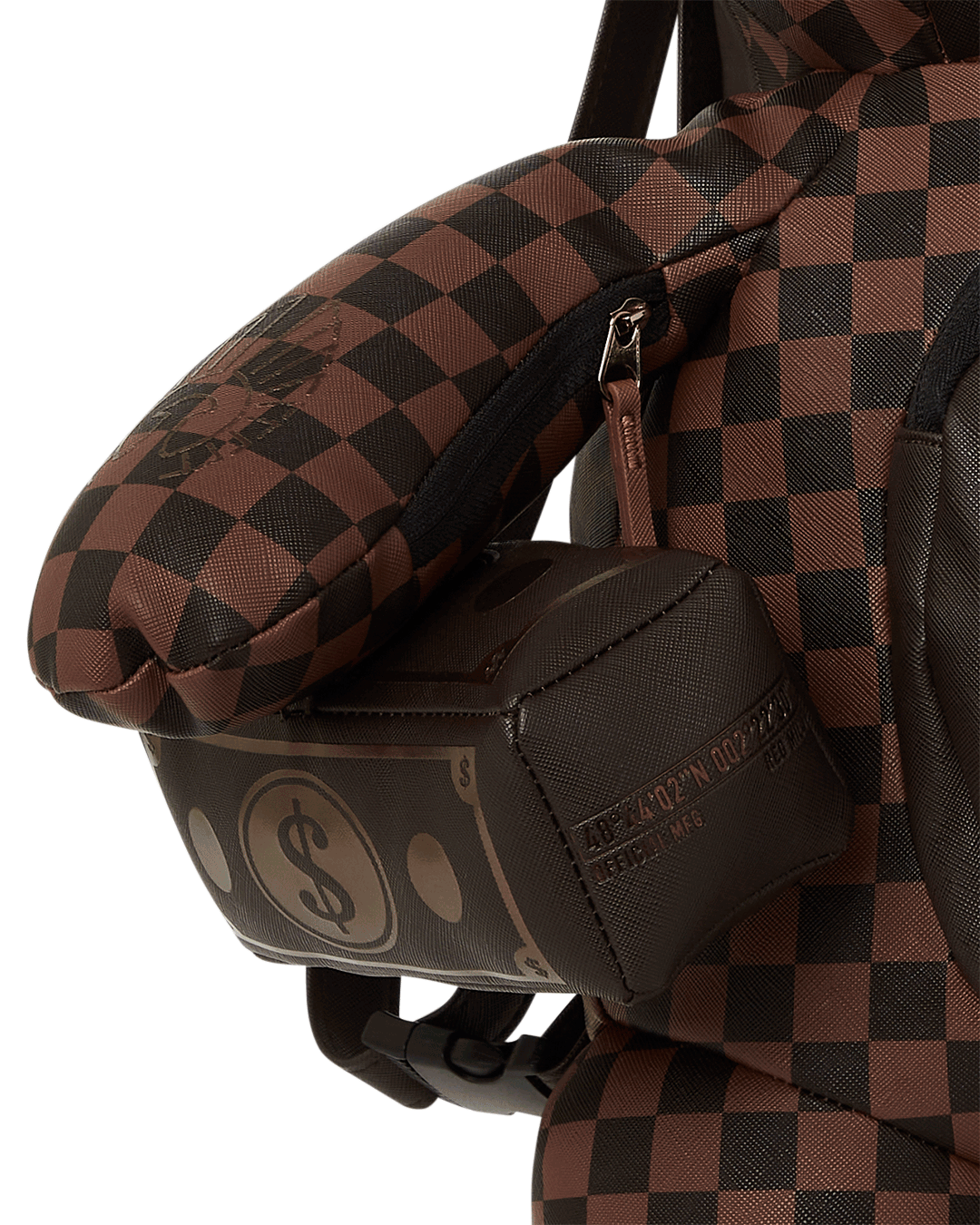 SPRAYGROUND CHECKMATE ROYALE MONEYBEAR TEDDYBEAR BACKPACK