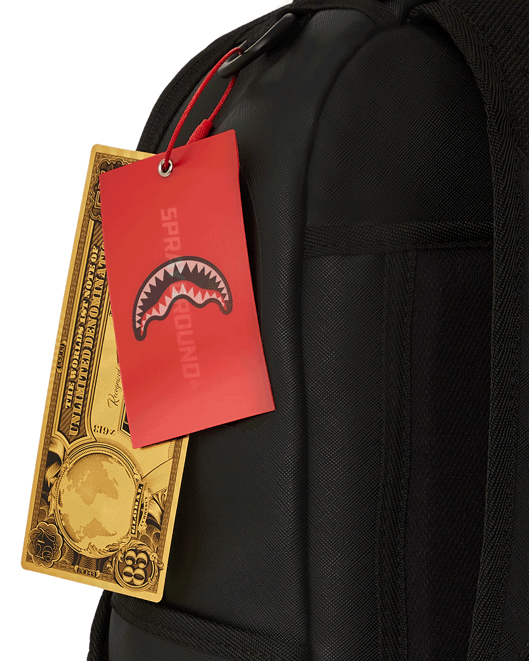 SPRAYGROUND VELCRO SHARK - 3 INTERCHANGEABLE SHARKS BACKPACK (DLXV)