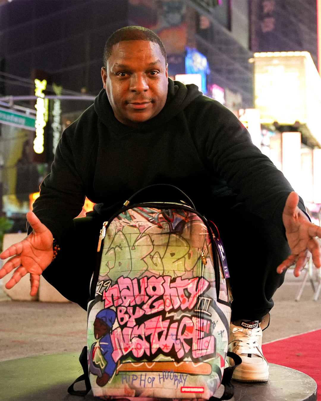 SPRAYGROUND NAUGHTY BY NATURE HIP HOP HOORAY 30TH ANNIVERSARY COLLAB BACKPACK