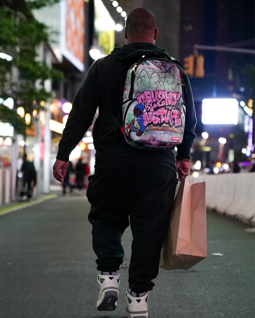 SPRAYGROUND NAUGHTY BY NATURE HIP HOP HOORAY 30TH ANNIVERSARY COLLAB BACKPACK