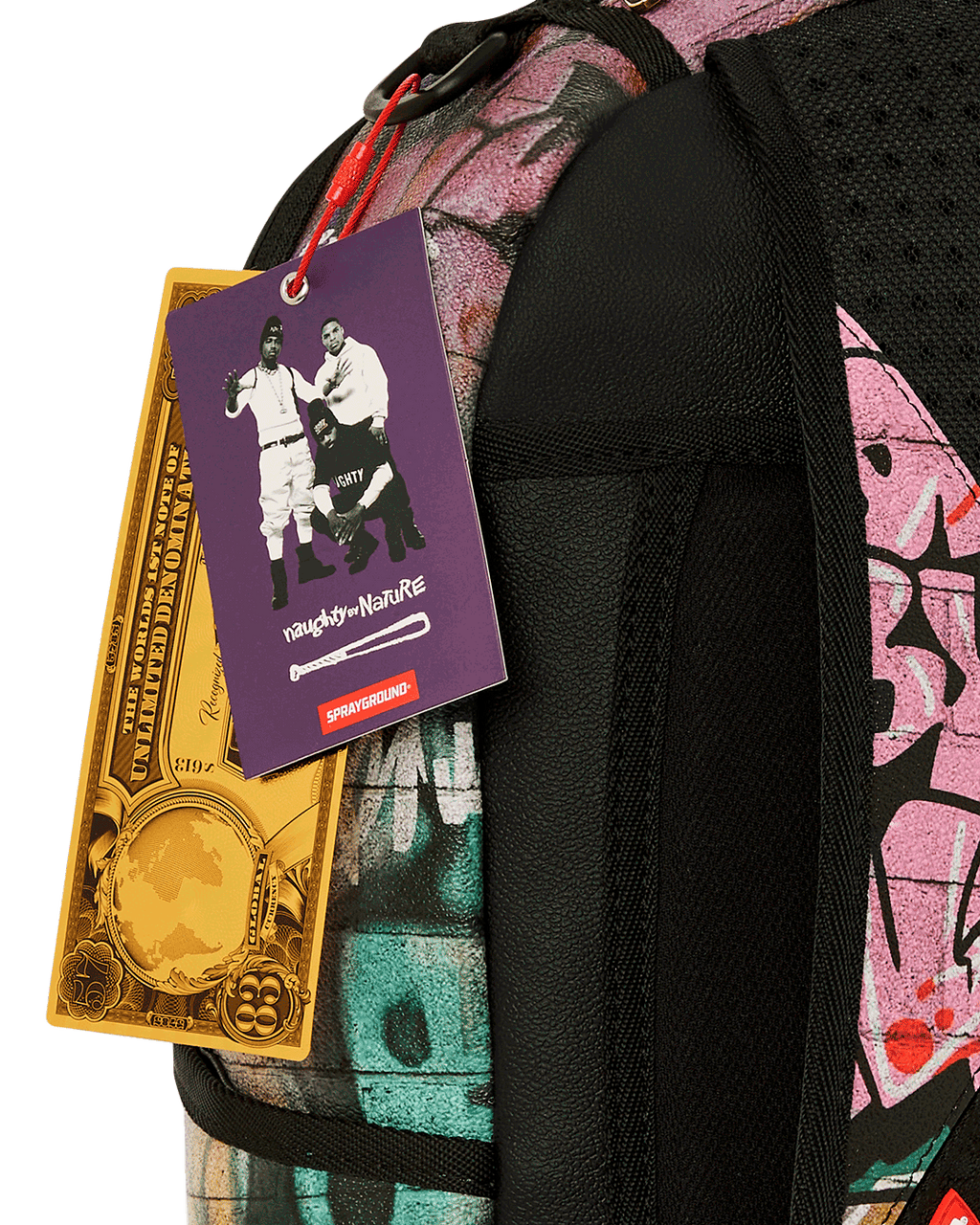 SPRAYGROUND NAUGHTY BY NATURE HIP HOP HOORAY 30TH ANNIVERSARY COLLAB BACKPACK