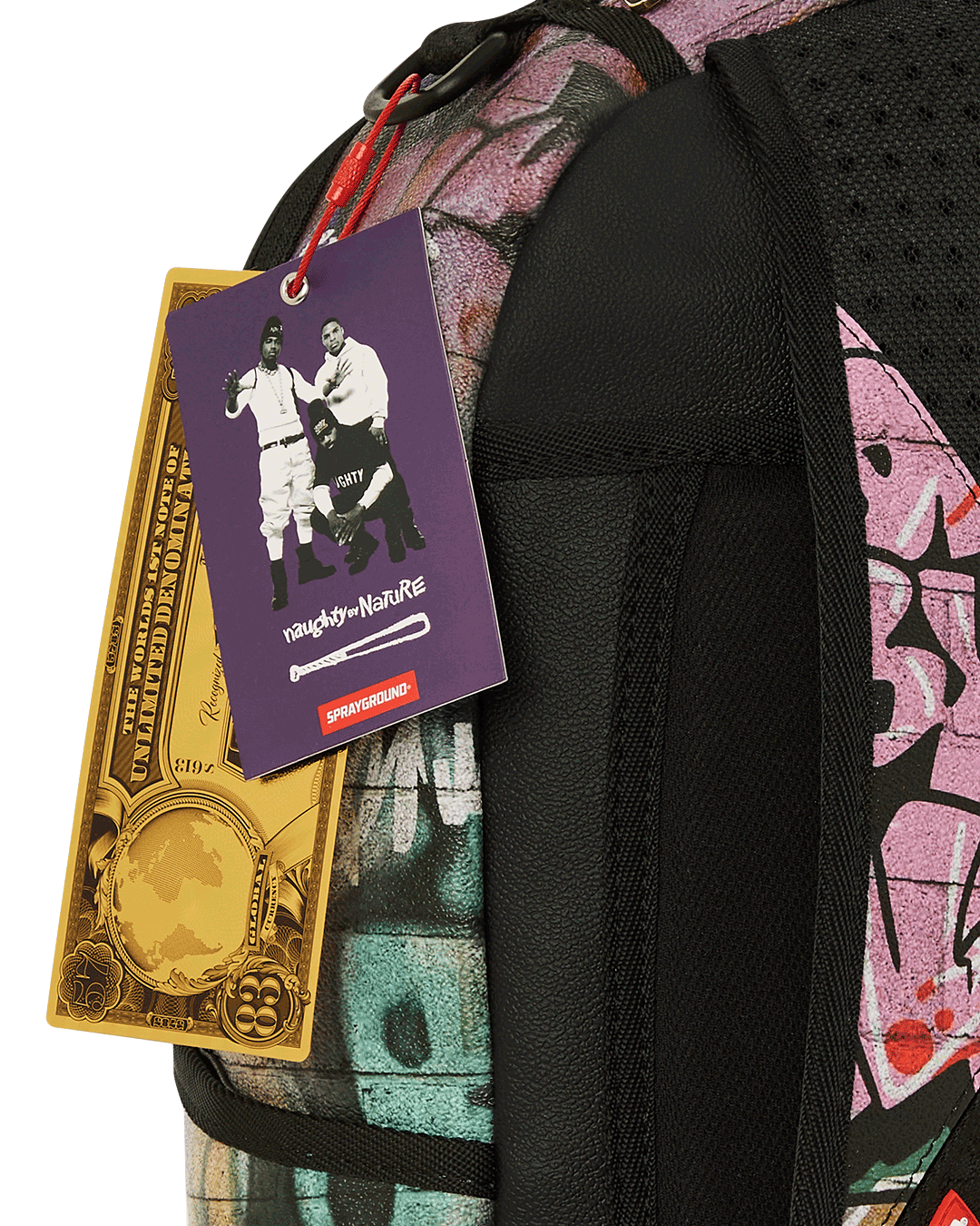 SPRAYGROUND NAUGHTY BY NATURE HIP HOP HOORAY 30TH ANNIVERSARY COLLAB BACKPACK