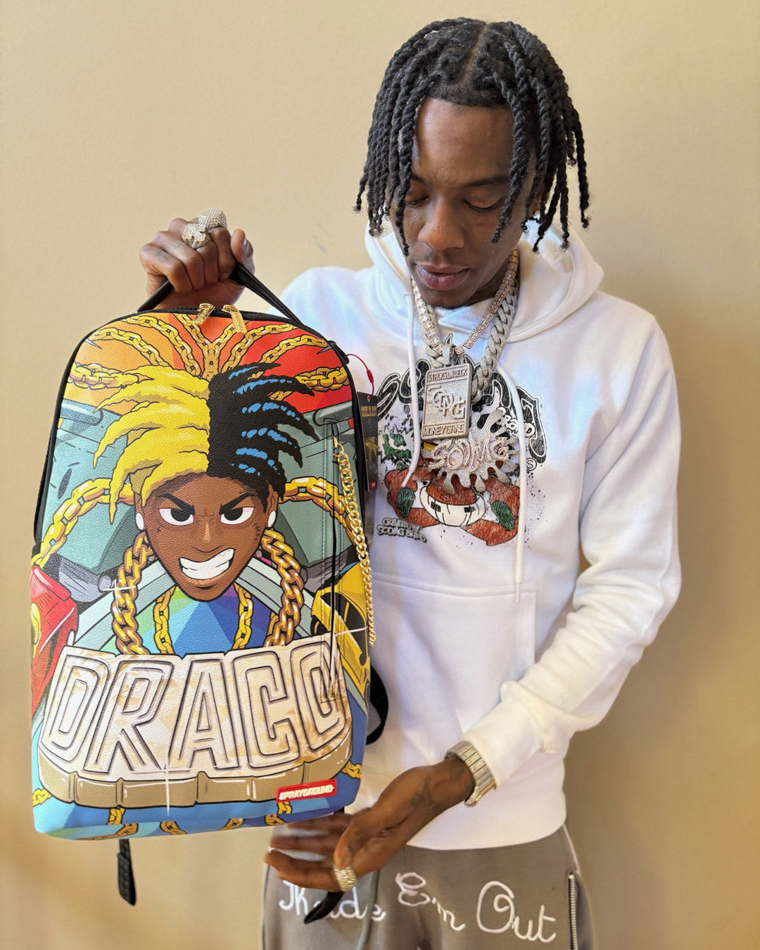 SPRAYGROUND THE SOULJA BOY ANIME DRIFTER COLLAB BACKPACK