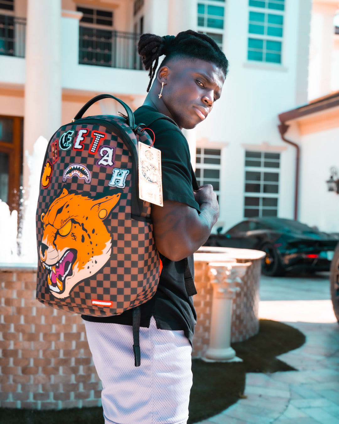 SPRAYGROUND CHEETAH SPEED SHARK BACKPACK (TYREEK HILL COLLAB)