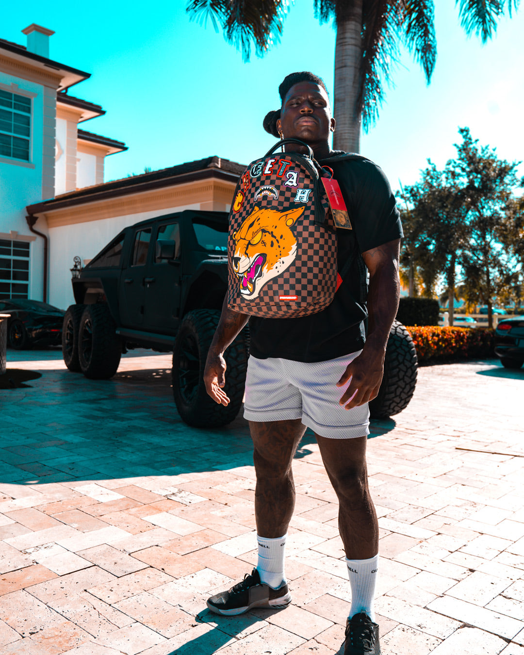 SPRAYGROUND CHEETAH SPEED SHARK BACKPACK (TYREEK HILL COLLAB)