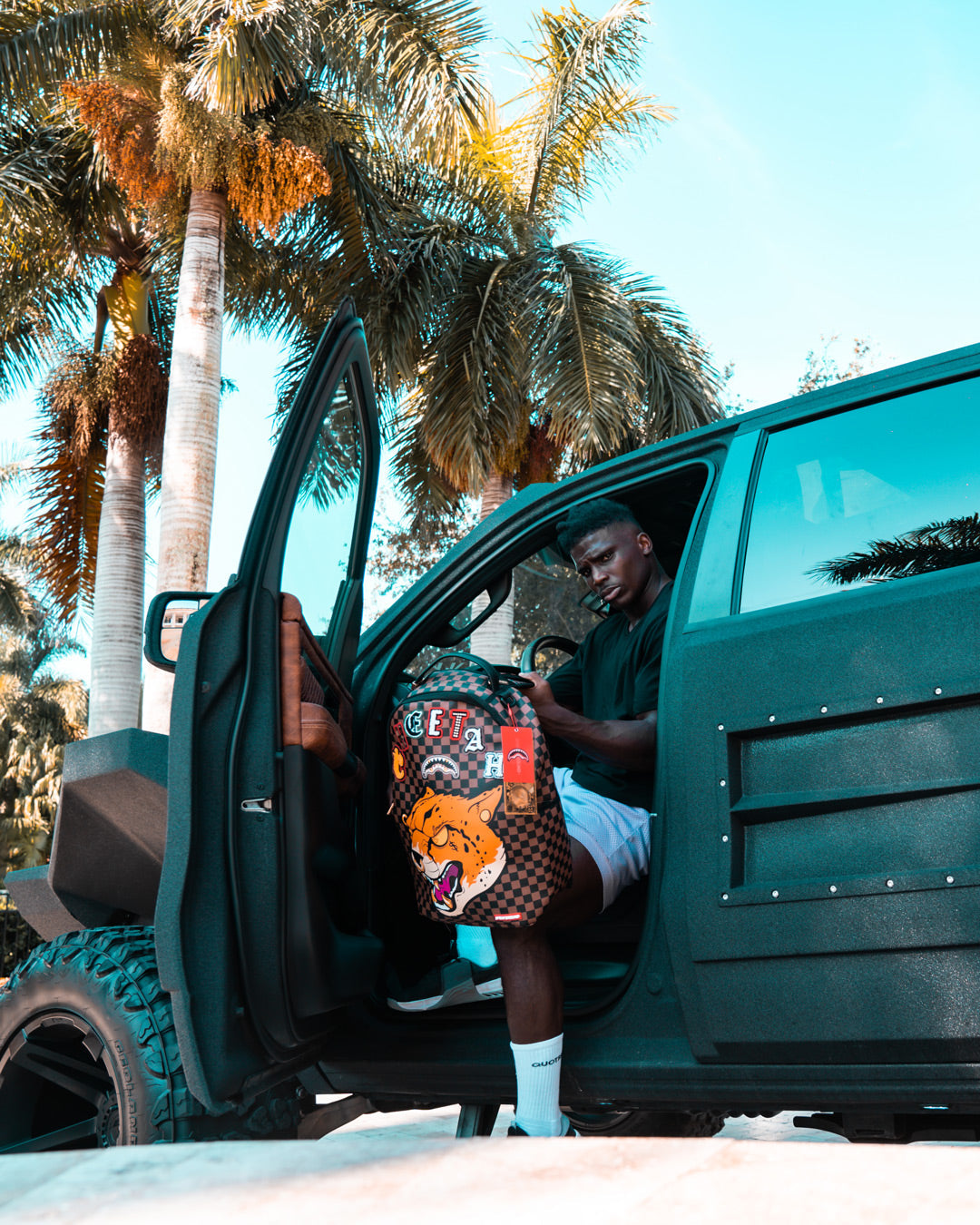SPRAYGROUND CHEETAH SPEED SHARK BACKPACK (TYREEK HILL COLLAB)