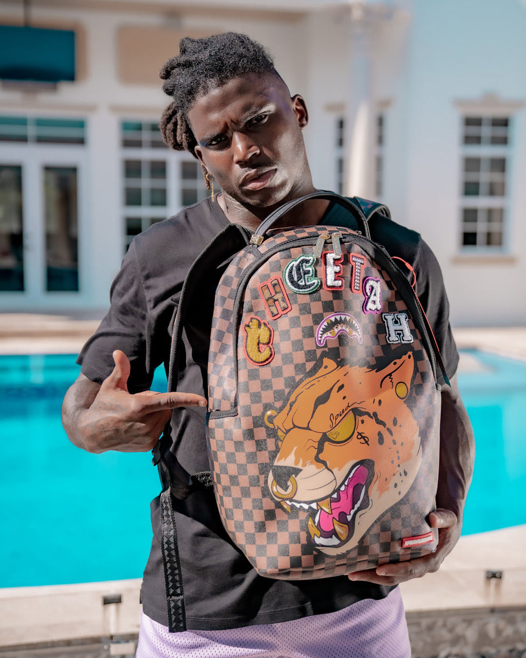 SPRAYGROUND CHEETAH SPEED SHARK BACKPACK (TYREEK HILL COLLAB)