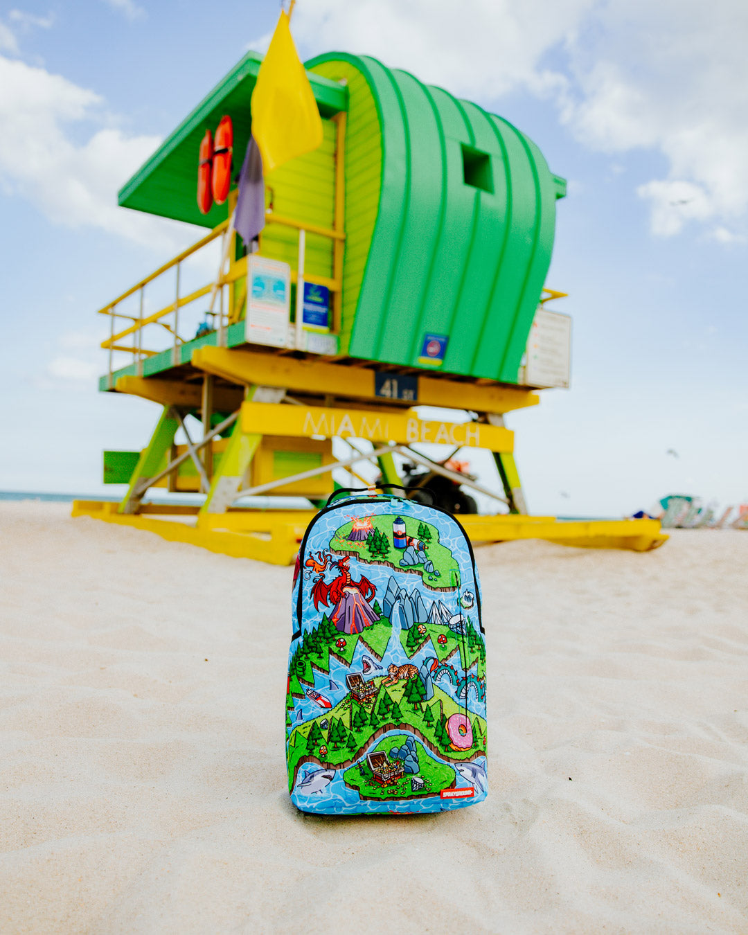 SPRAYGROUND SHARK ISLAND ADVENTURE DLXSR BACKPACK
