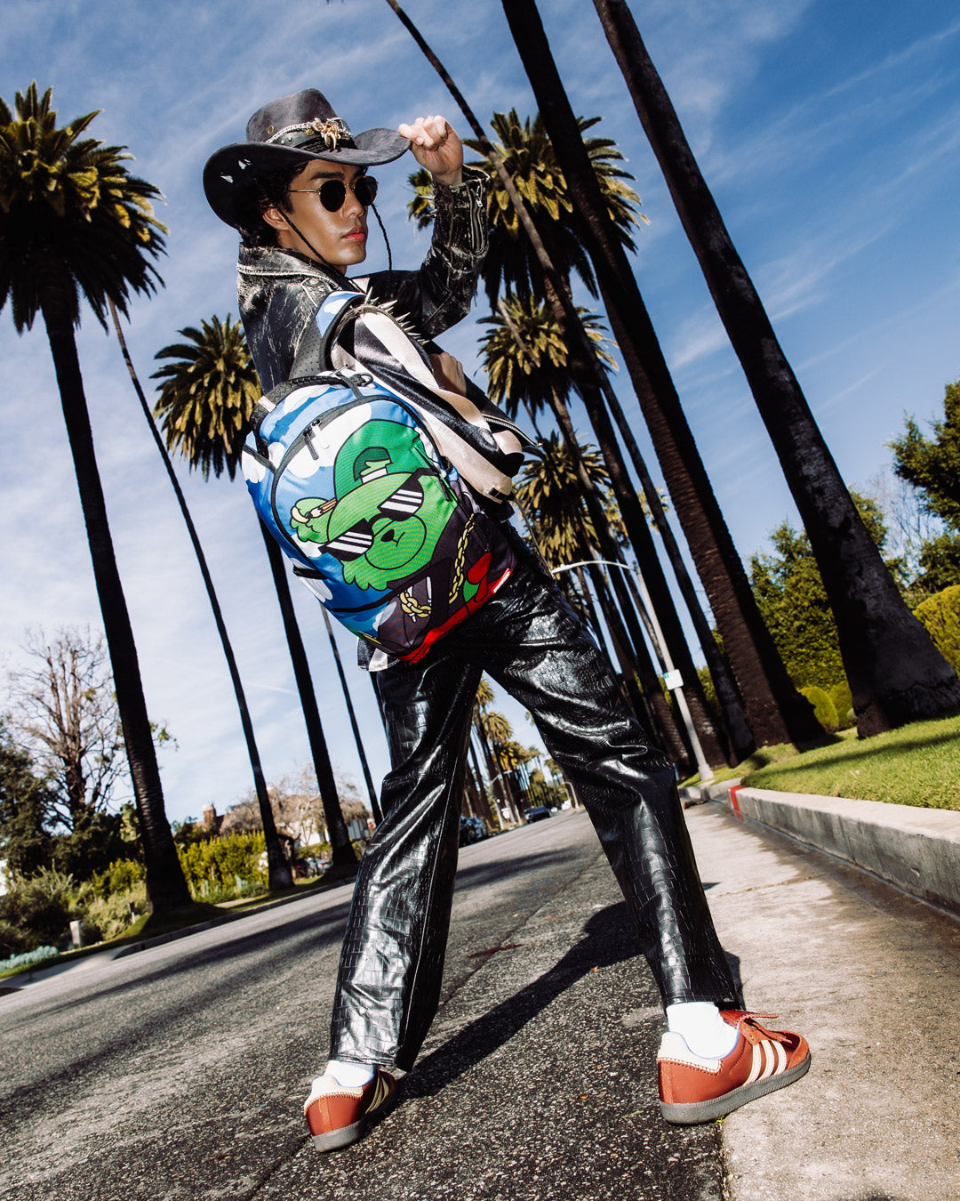 SPRAYGROUND MONEY BEAR TOO SKOOL FOR COOL DLXSR BACKPACK