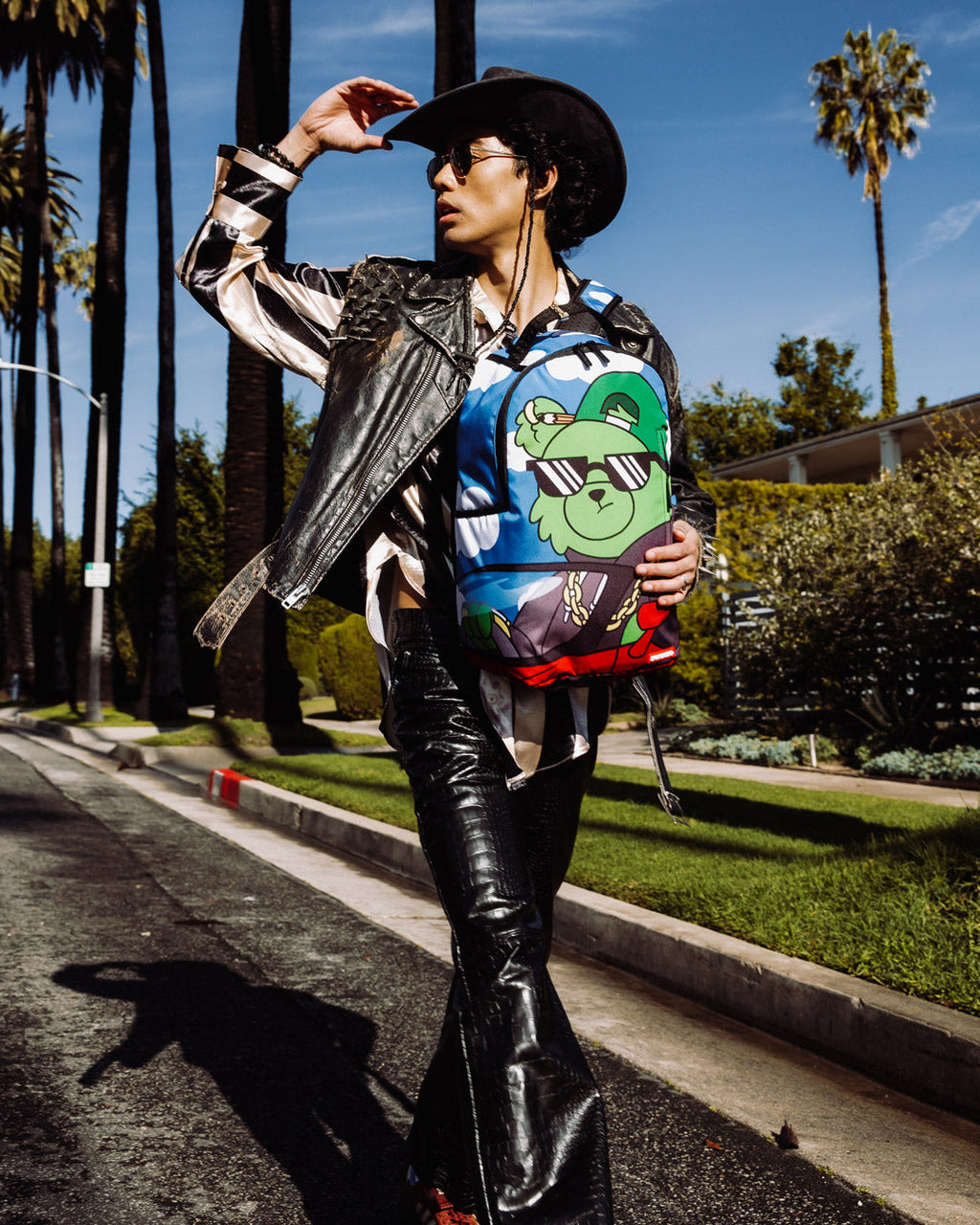 SPRAYGROUND MONEY BEAR TOO SKOOL FOR COOL DLXSR BACKPACK