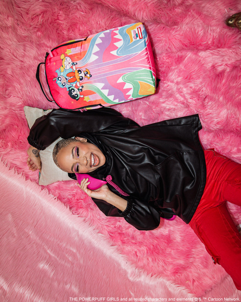 SPRAYGROUND POWER PUFF GIRLS: BUST OUT DLXSR BACKPACK
