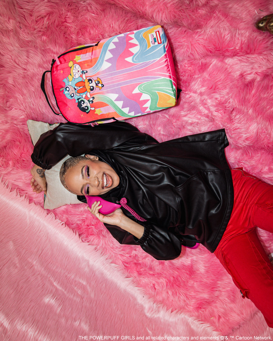 SPRAYGROUND POWER PUFF GIRLS: BUST OUT DLXSR BACKPACK