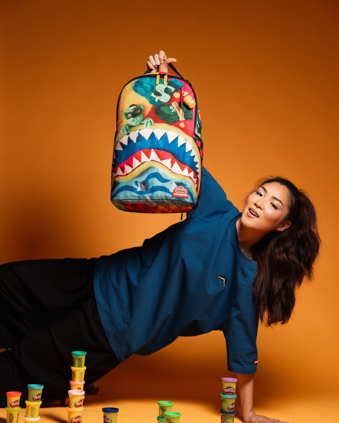 SPRAYGROUND MADE OF REAL PLAYDOH DLXSR BACKPACK