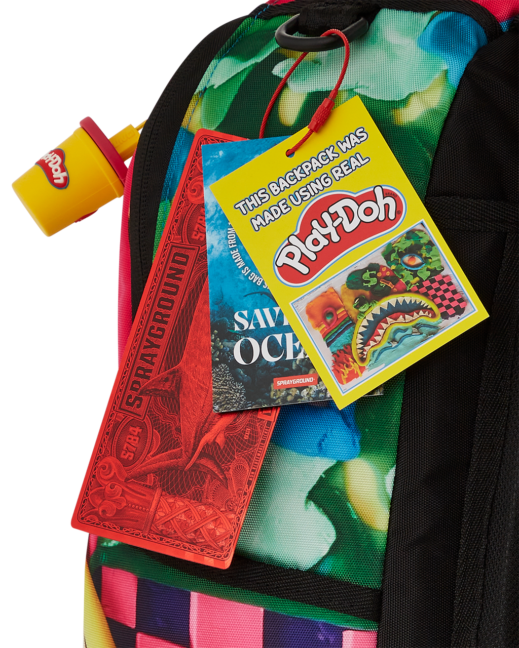 SPRAYGROUND MADE OF REAL PLAYDOH DLXSR BACKPACK
