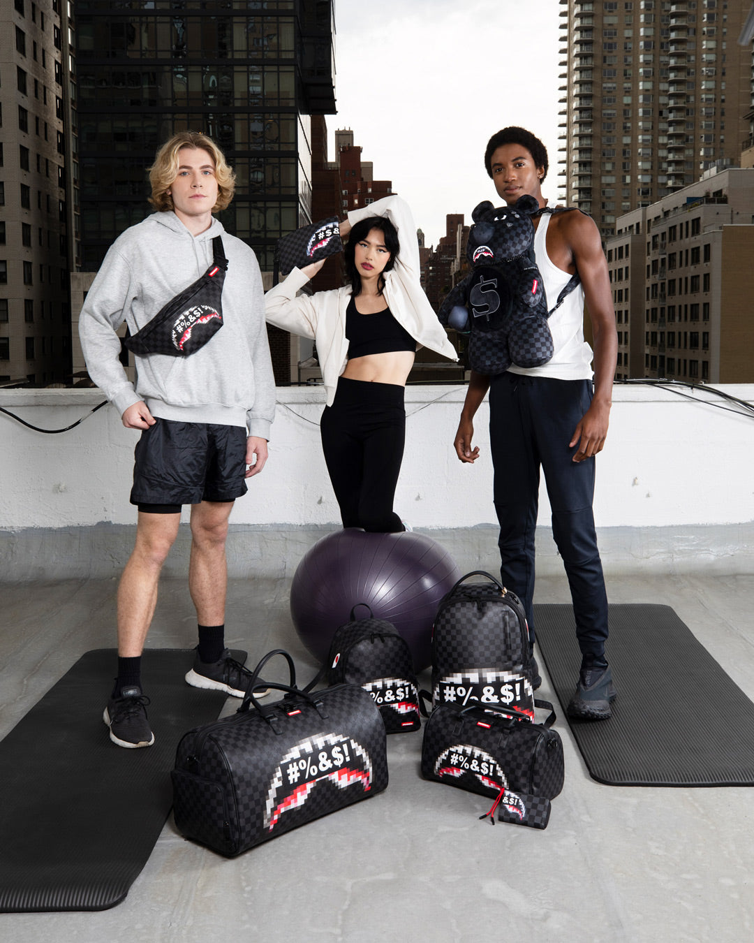 SPRAYGROUND 'WHAT THE BEEP' SHARK BACKPACK