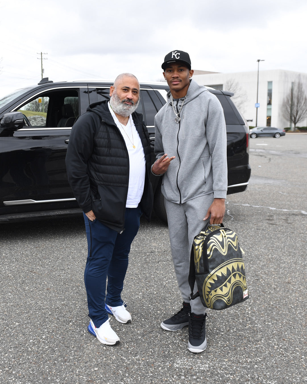 SPRAYGROUND HONEYCOMB DEVONTA SMITH COLLAB BACKPACK