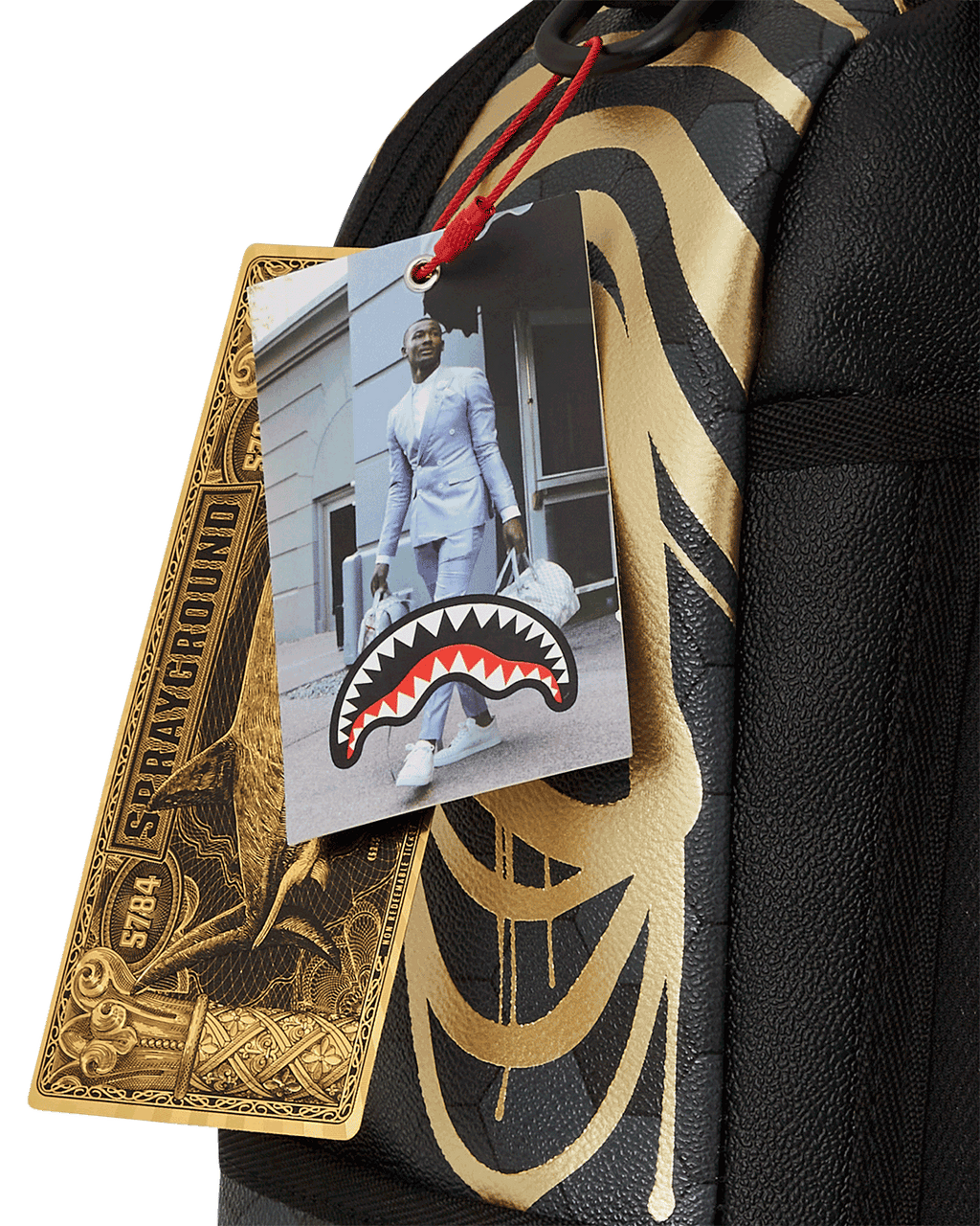 SPRAYGROUND HONEYCOMB DEVONTA SMITH COLLAB BACKPACK