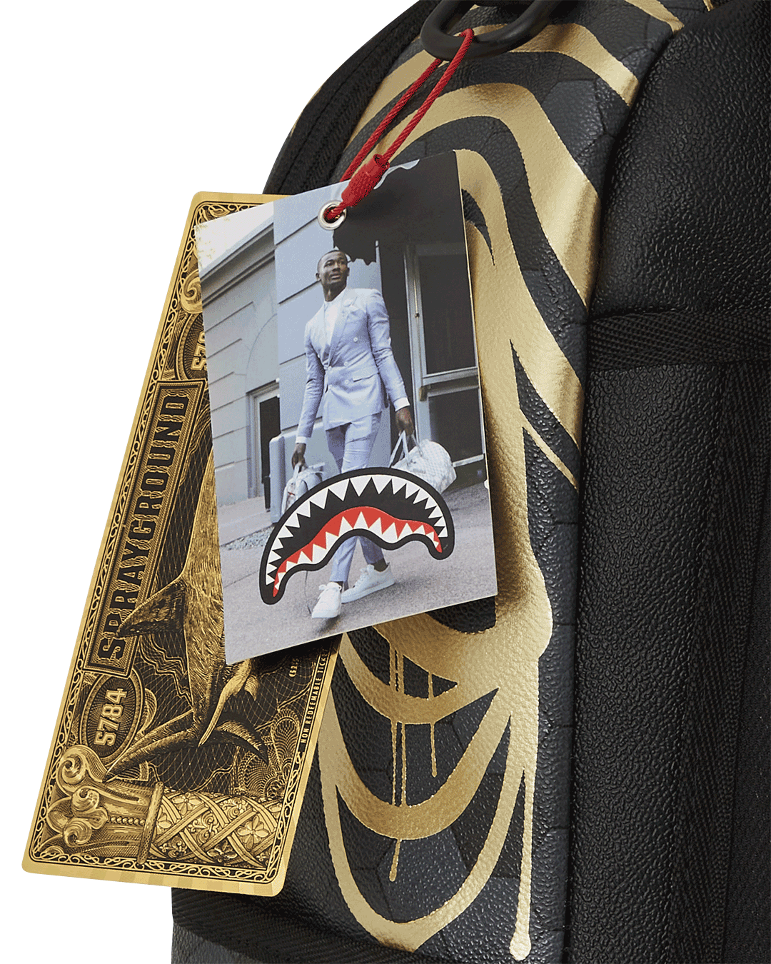 SPRAYGROUND HONEYCOMB DEVONTA SMITH COLLAB BACKPACK