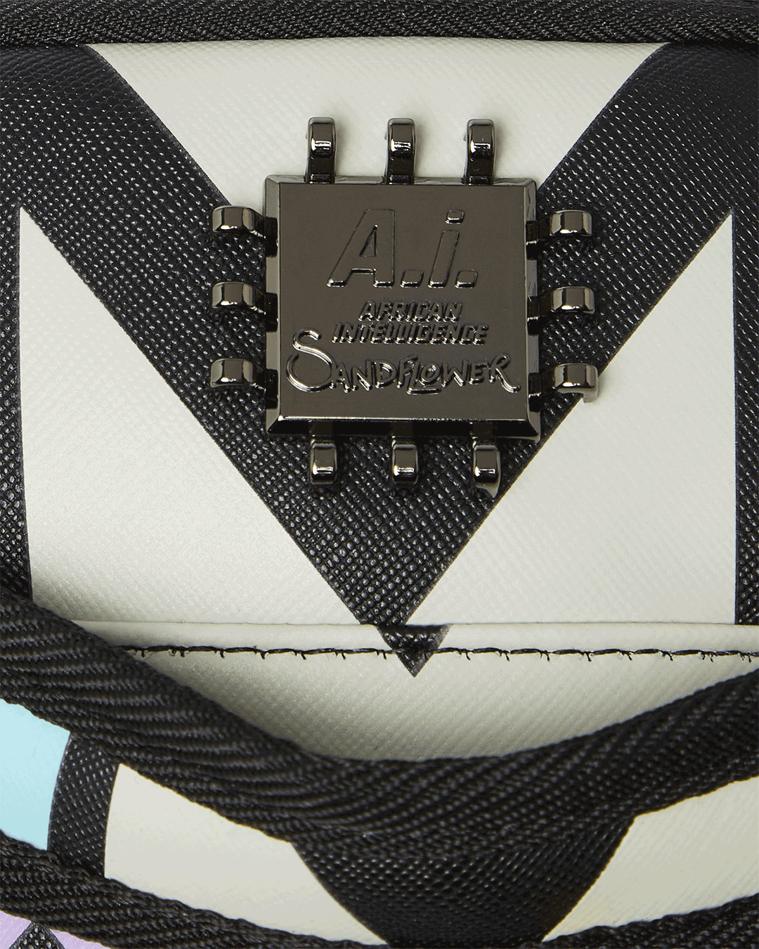 SPRAYGROUND A.I. PATH TO THE FUTURE III BACKPACK - SANDFLOWER COLLAB (GLOW IN THE DARK)