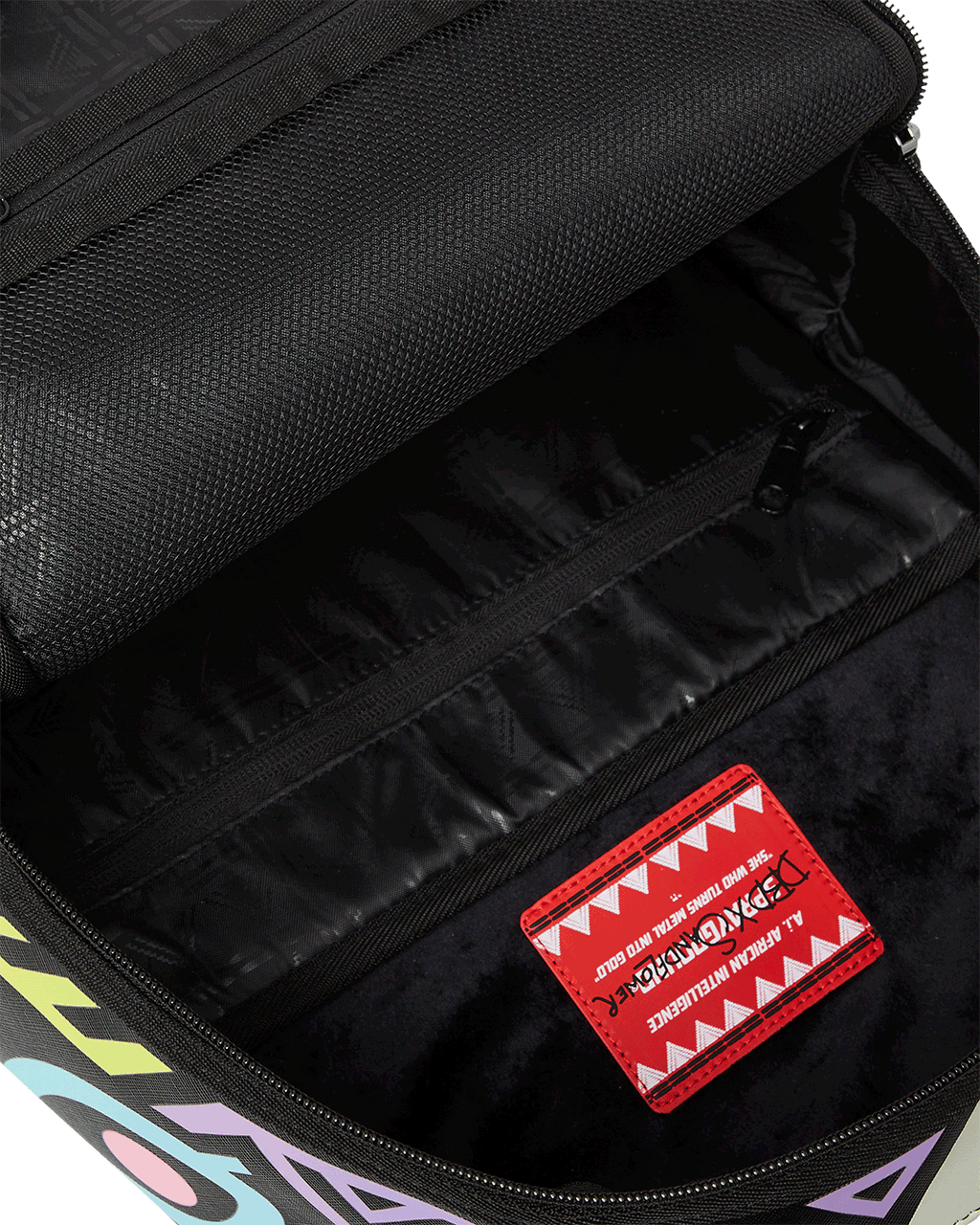 SPRAYGROUND A.I. PATH TO THE FUTURE III BACKPACK - SANDFLOWER COLLAB (GLOW IN THE DARK)