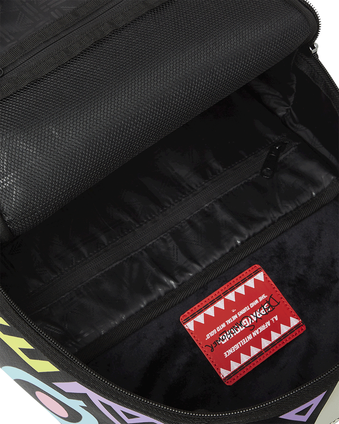 SPRAYGROUND A.I. PATH TO THE FUTURE III BACKPACK - SANDFLOWER COLLAB (GLOW IN THE DARK)