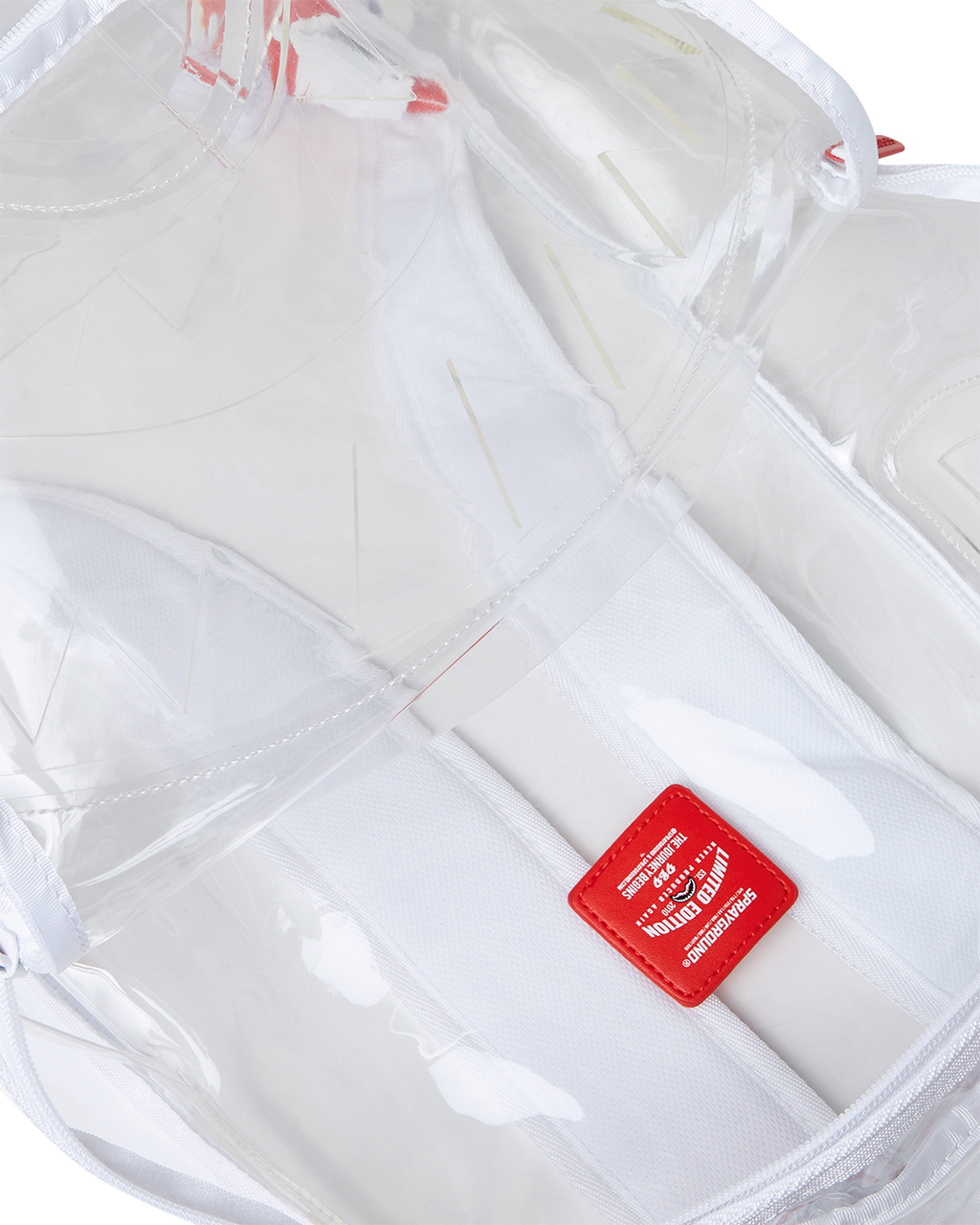 SPRAYGROUND CLEAR AS DAY - 100% ALL CLEAR DLX BACKPACK