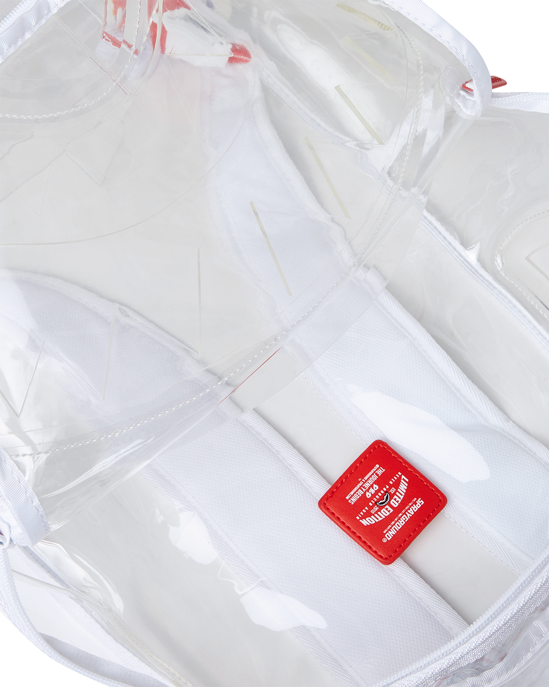 SPRAYGROUND CLEAR AS DAY - 100% ALL CLEAR DLX BACKPACK