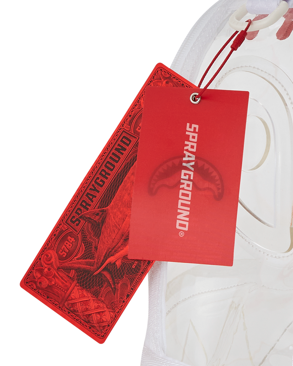 SPRAYGROUND CLEAR AS DAY - 100% ALL CLEAR DLX BACKPACK