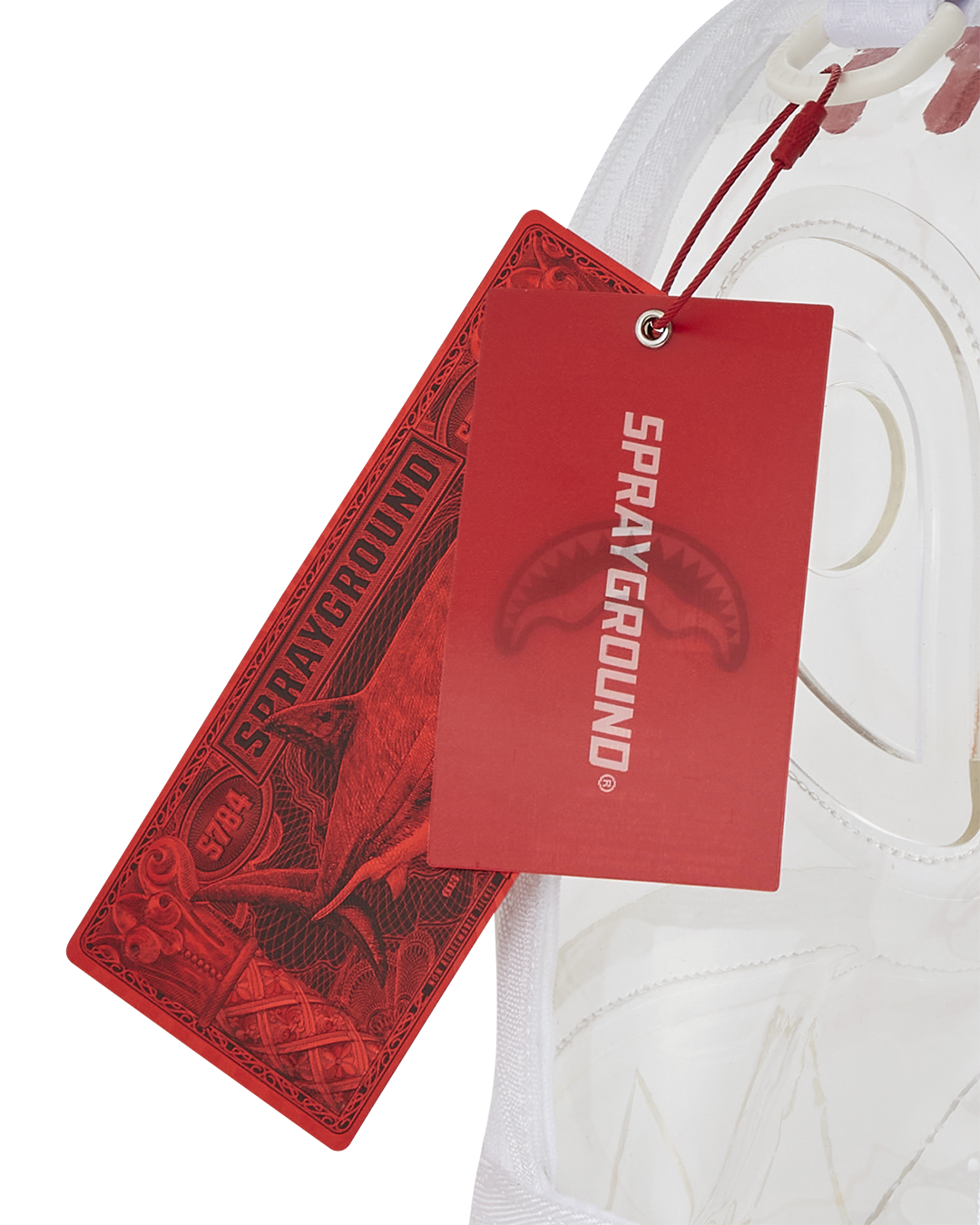 SPRAYGROUND CLEAR AS DAY - 100% ALL CLEAR DLX BACKPACK