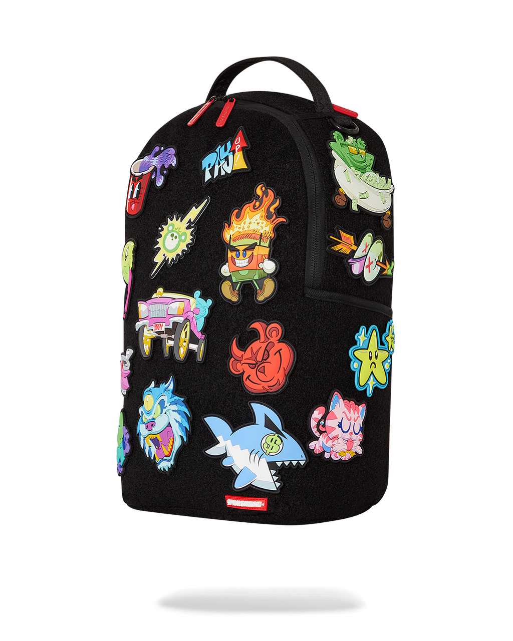 SPRAYGROUND TRANCE PARTY PATCHES BACKPACK (23 VELCRO REMOVABLE PATCHES)