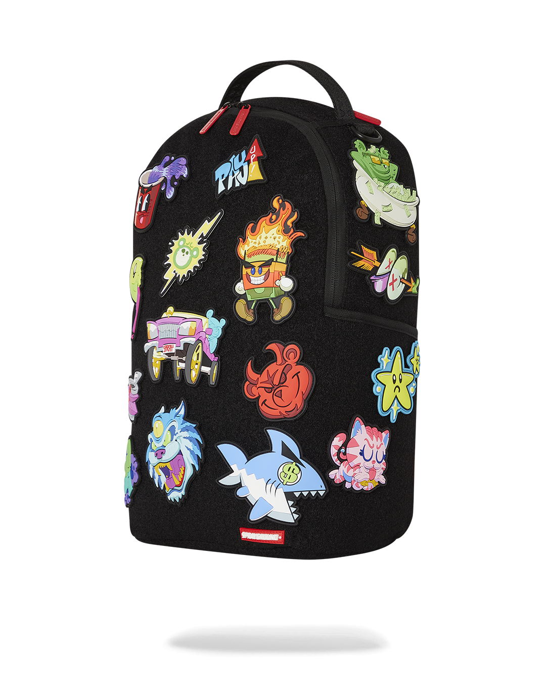 SPRAYGROUND TRANCE PARTY PATCHES BACKPACK (23 VELCRO REMOVABLE PATCHES)
